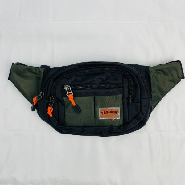 TAS pinggang pria inport bisa terbaru waterproof tahan air anti air tali bisa di atur - Hitam