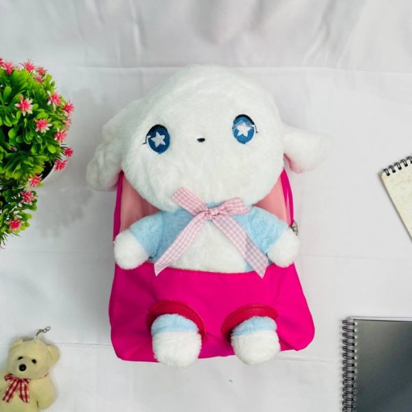 Tas Boneka 3D Bisa Lepas Pasang Ransel Import PAUD TK KARAKTER gratis BONEKA LUCU BAGUS GEMOY GEMES Unik Grosir Tasboneka Trendy Favoritmu Charm Fungsional Kuromis Secret Boneka yang Memikat Edisi Spesial Kuromy Tas Unik Fashion - PINK