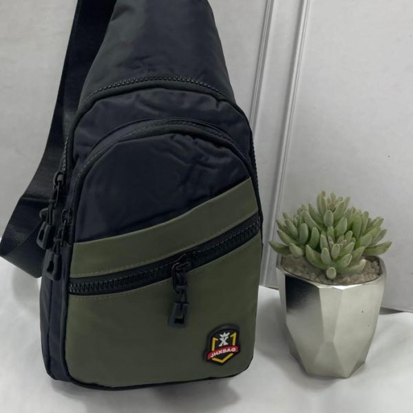 Waistbag Pria Kece Tas Pinggang Keren Dan Stylish Tas Selempang Pria - Abu