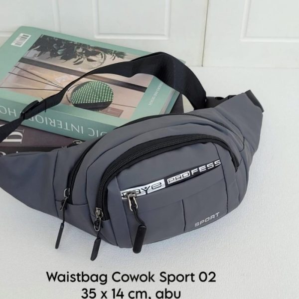 Tas korean stile tas pinggang multifungsi tas pinggang pria dan wanita bisa diperluas tali bisa di atur Waistbag - Hijau