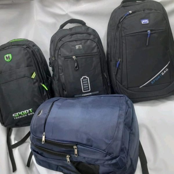 9068#Tas Ransel Ank Remaja Sekolah Tas Anak Impor - Hitam Sport