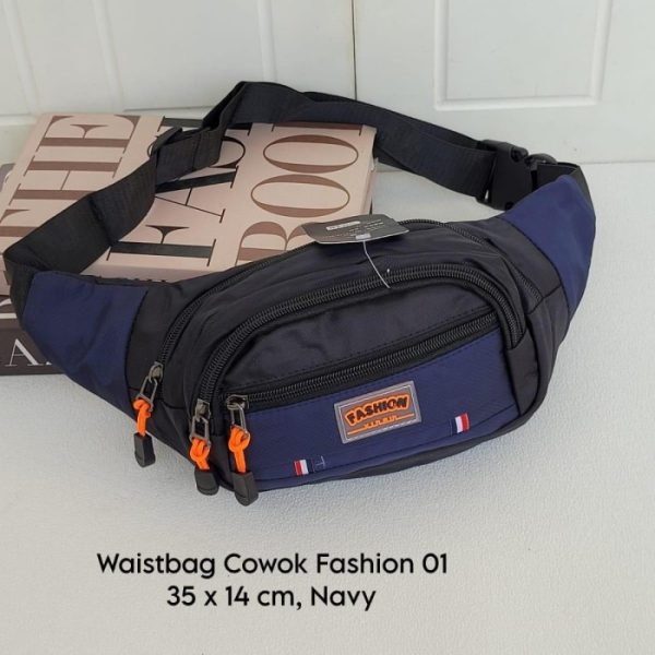 Tas Pinggang Anti Air Terpercaya Pinggang Tahan Air Water-Resistant Solusi Ideal untuk Aktivitas Luar Ruangan WATERPROOF - NAVY